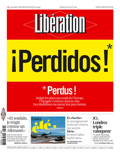 Libération: PERDUS ! = ¡ PERDIDOS !